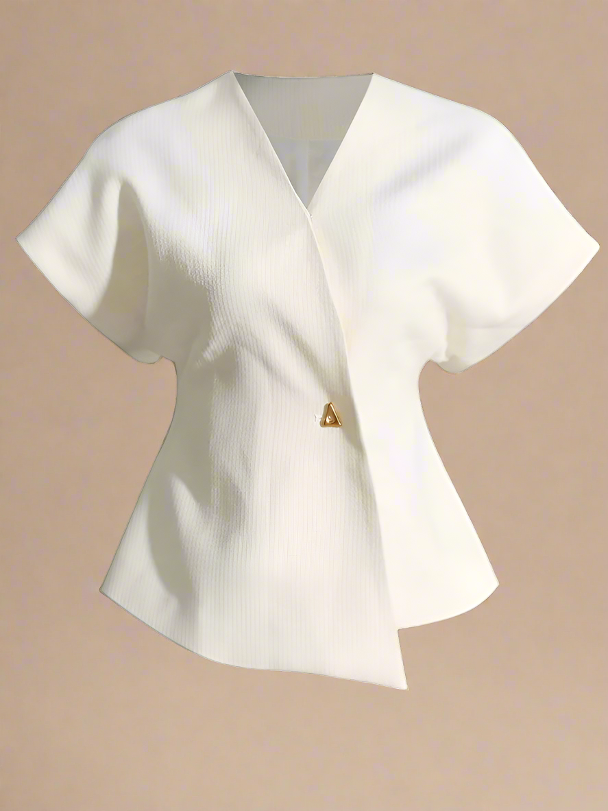 Cevalin | Top Skulpturel Silhuet med Guldspænde