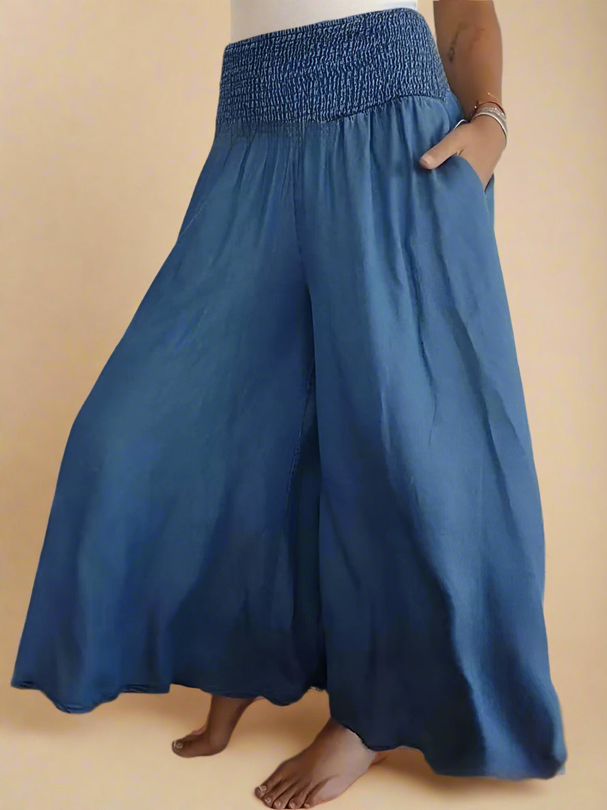 Amalia | Bukser med elastisk linning