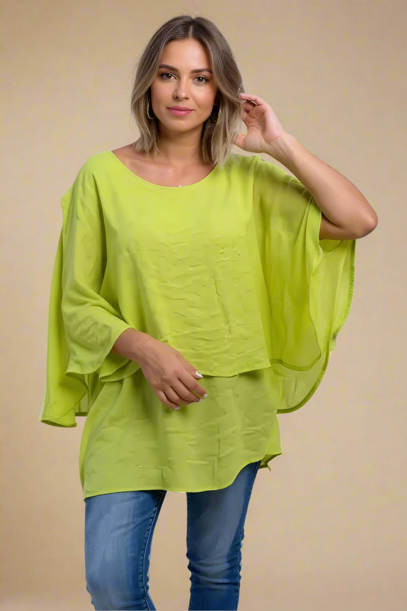 Lumiere | Luftig top med flere lag