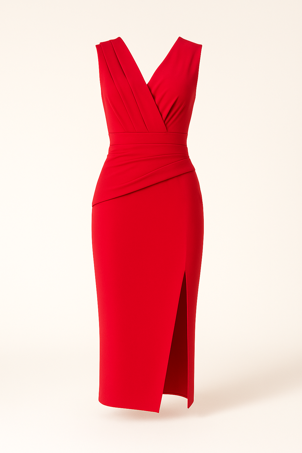 Elina Kjole | Elegant slå-om cocktailkjole med drapering