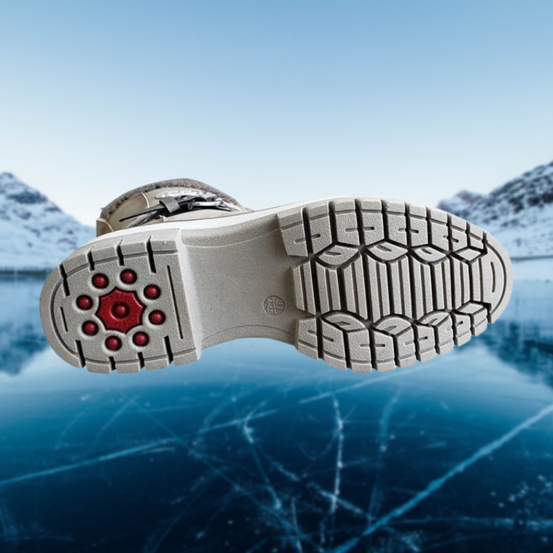 Berit | Varm Vinter Snørestøvler Med Rem