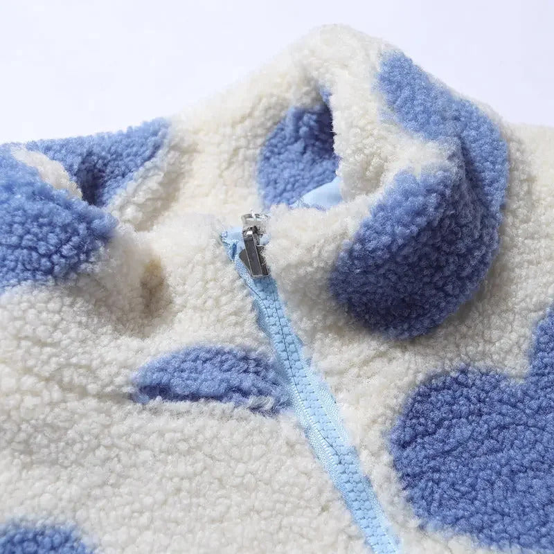 Alma | Vendbar jakke med hjerter