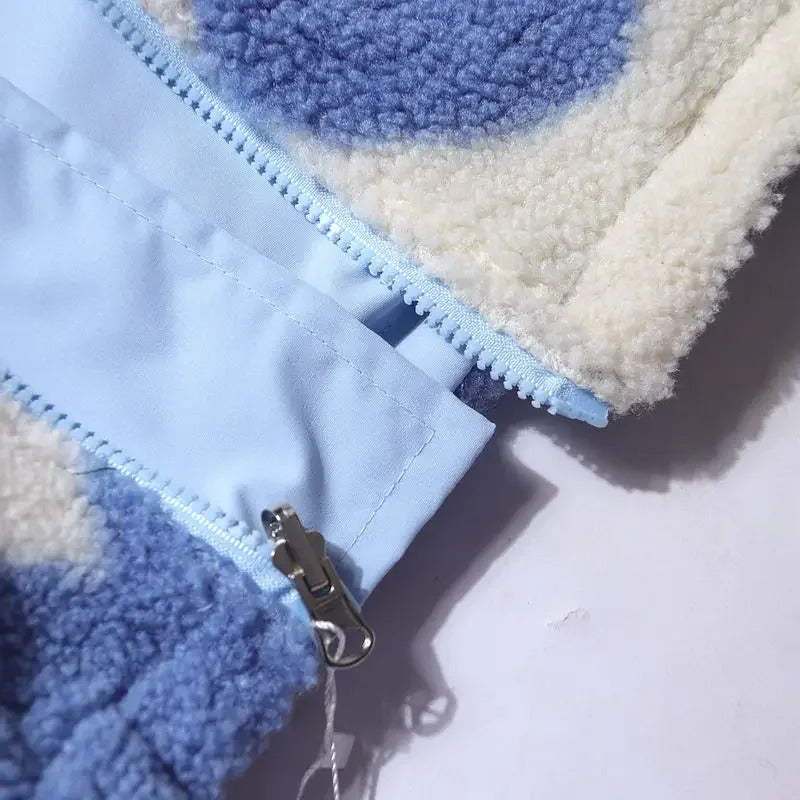 Alma | Vendbar jakke med hjerter