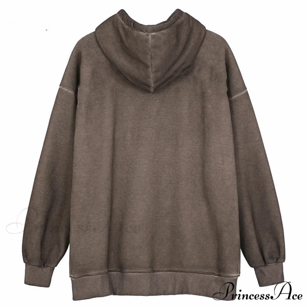 Angel Dark Print Streetwear Hoody Jacket